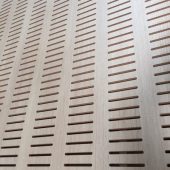 Panneau acoustique avec perçage acoustique trous oblongs | Artphony Fabricant français de panneaux décoratifs acoustiques